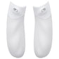 eXtremeRate FLEXOR Rubberized Side Rails Grips Trigger Stop Kit for Xbox Series X/S Controller & Xbox Core Controller - Frosted White