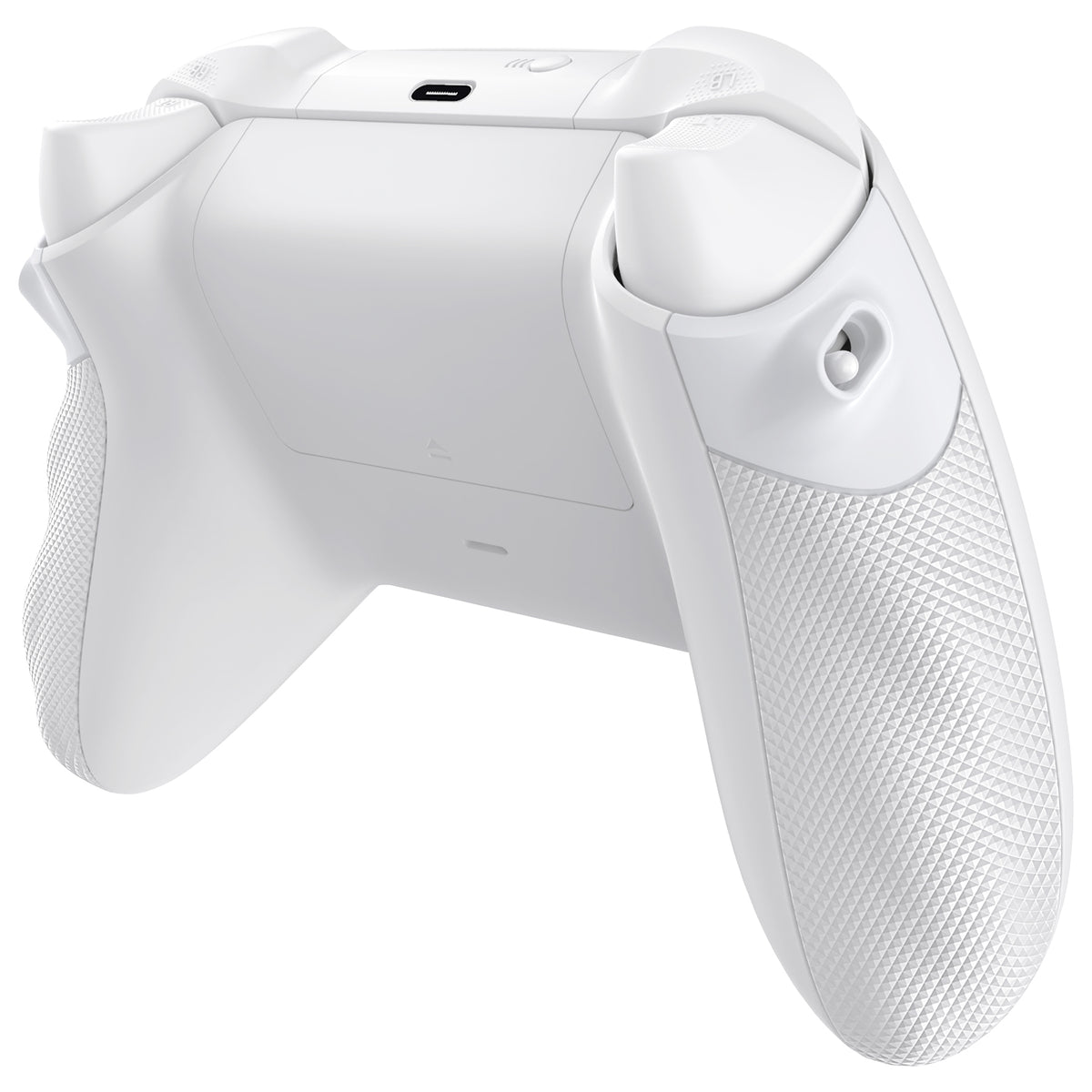eXtremeRate FLEXOR Rubberized Side Rails Grips Trigger Stop Kit for Xbox Series X/S Controller & Xbox Core Controller - Frosted White