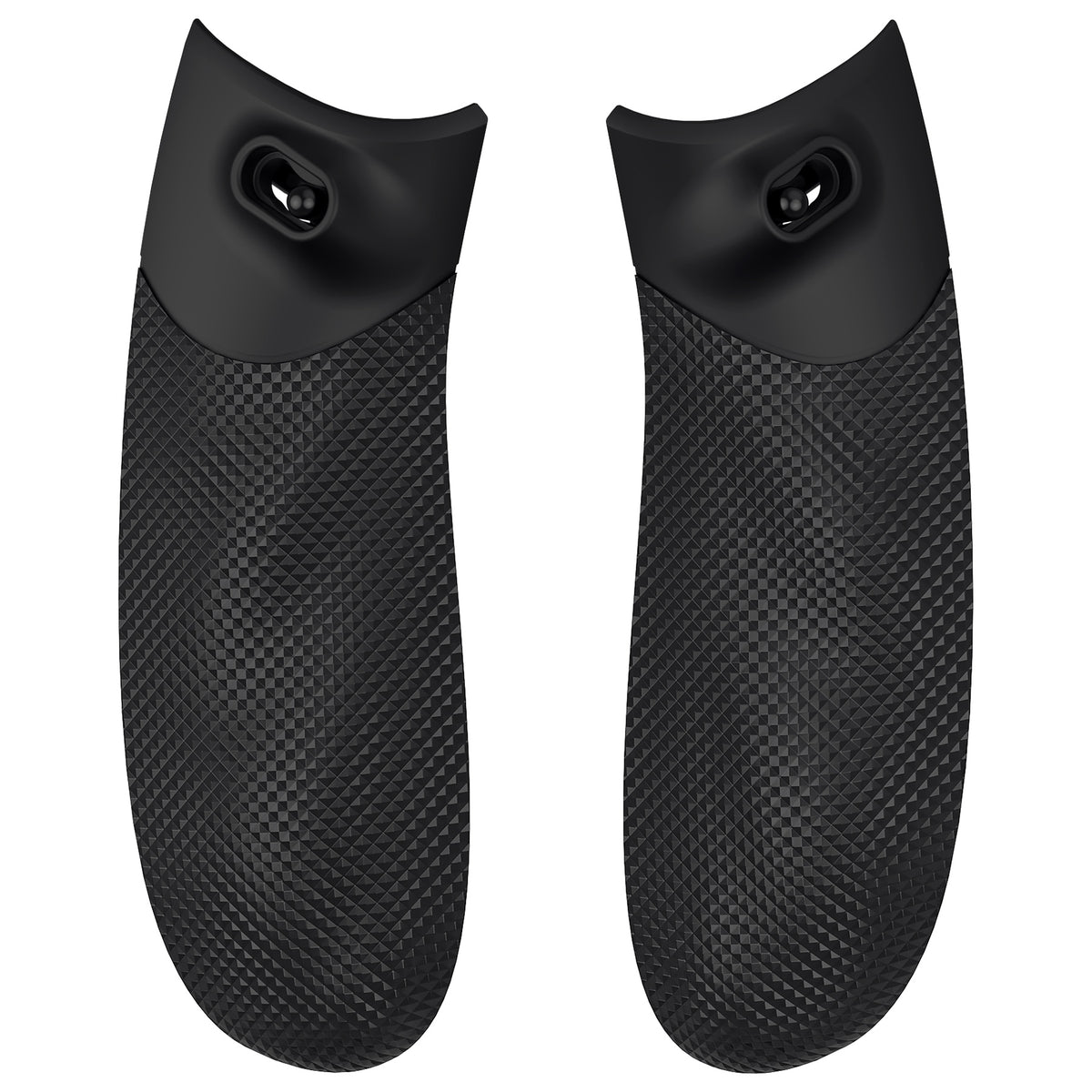 eXtremeRate FLEXOR Rubberized Side Rails Grips Trigger Stop Kit for Xbox Series X/S Controller & Xbox Core Controller - Shadow Black