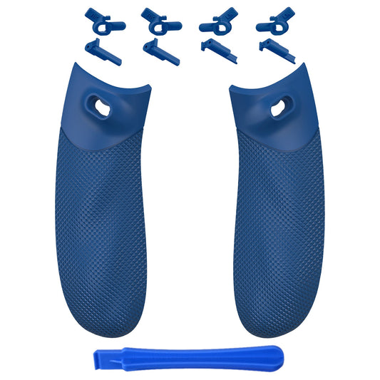 eXtremeRate FLEXOR Rubberized Side Rails Grips Trigger Stop Kit for Xbox Series X/S Controller & Xbox Core Controller - Yale Blue eXtremeRate