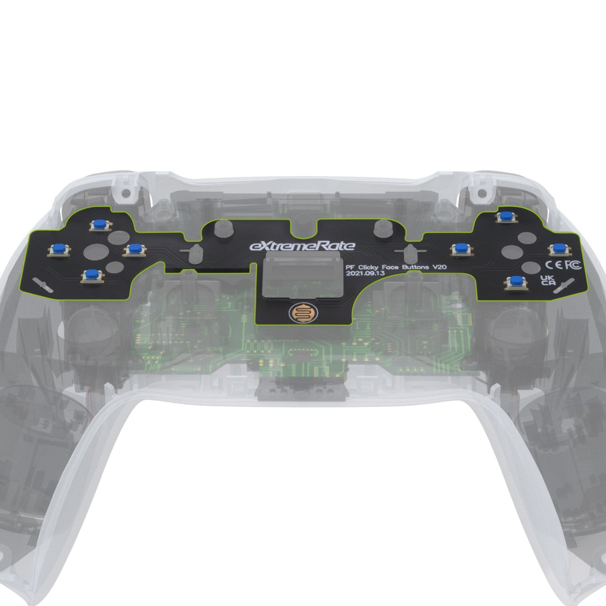 eXtremeRate Face Clicky Kit V2 for PS5 Controller BDM-010 & BDM-020, Custom Tactile Dpad Action Buttons for PS5 Controller eXtremeRate