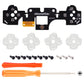 eXtremeRate Face Clicky Kit V3 for PS5 Controller BDM-010 & BDM-020, Custom Hard Silicone Tactile Switch Dpad Action Buttons for PS5 Controller