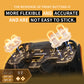eXtremeRate Face Clicky Kit V3 for PS5 Controller BDM-010 & BDM-020, Custom Hard Silicone Tactile Switch Dpad Action Buttons for PS5 Controller