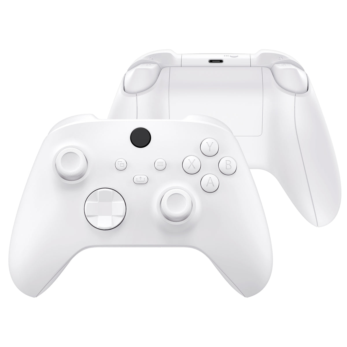eXtremeRate Full Set Housing Shell Case with Buttons for Xbox Series X & S Controller - White