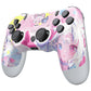 eXtremeRate Ghost Redesigned Front Housing Shell with Touch Pad Compatible with PS4 Slim Pro Controller JDM-040/050/055 - MeWoow