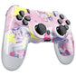 eXtremeRate Ghost Redesigned Front Housing Shell with Touch Pad Compatible with PS4 Slim Pro Controller JDM-040/050/055 - MeWoow