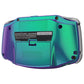 eXtremeRate IPS Ready Upgraded GBA Replacement Full Set Shells with Buttons for Gameboy Advance, Compatible with Both IPS & Standard LCD - Chameleon Green Purple