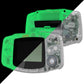 eXtremeRate IPS Ready Upgraded GBA Replacement Full Set Shells with Buttons for Gameboy Advance, Compatible with Both IPS & Standard LCD - Glow in Dark - Green