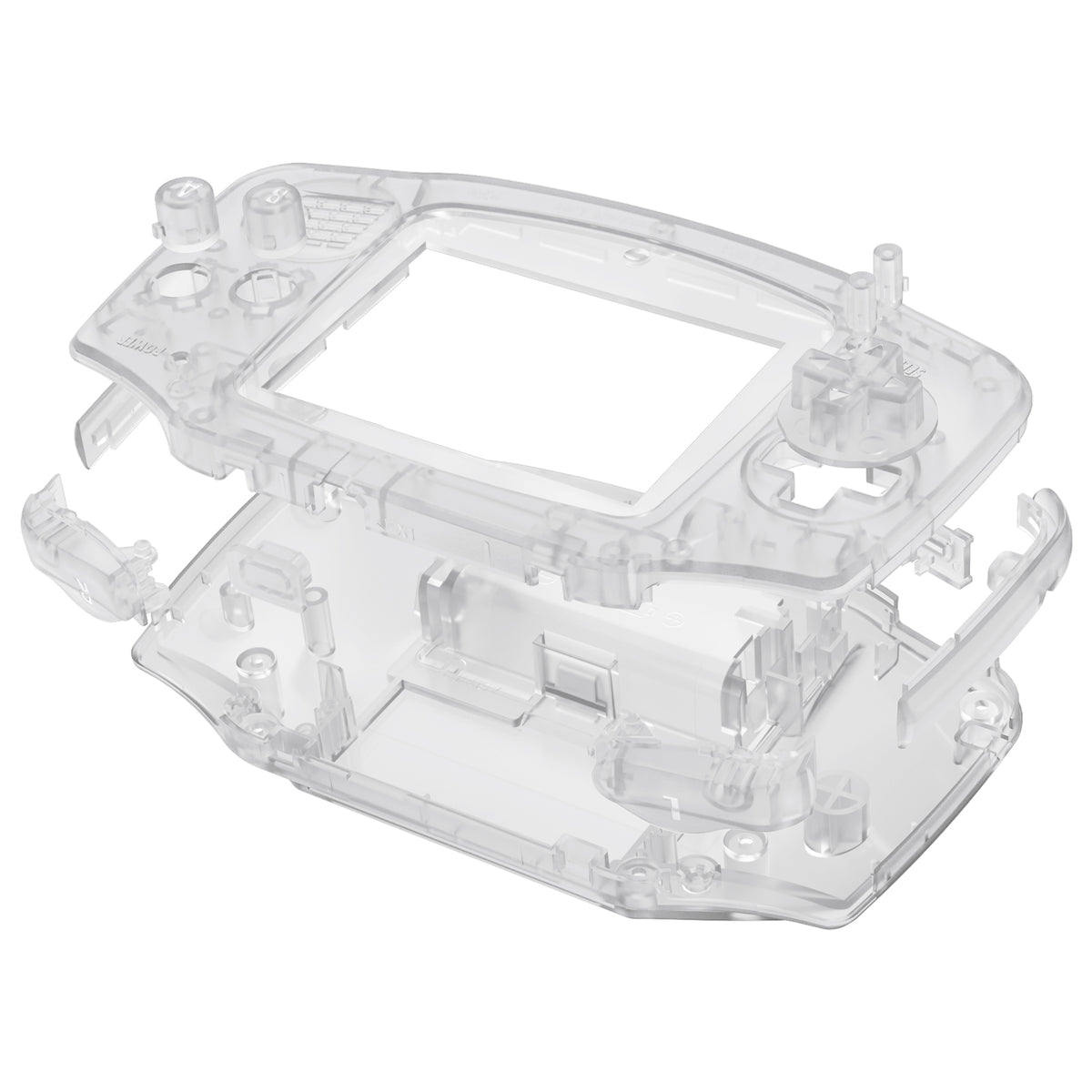 eXtremeRate IPS Ready Upgraded GBA Replacement Full Set Shells with Buttons for Gameboy Advance, Compatible with Both IPS & Standard LCD - Glow in Dark - Green