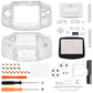 eXtremeRate IPS Ready Upgraded GBA Replacement Full Set Shells with Buttons for Gameboy Advance, Compatible with Both IPS & Standard LCD - Glow in Dark - Green
