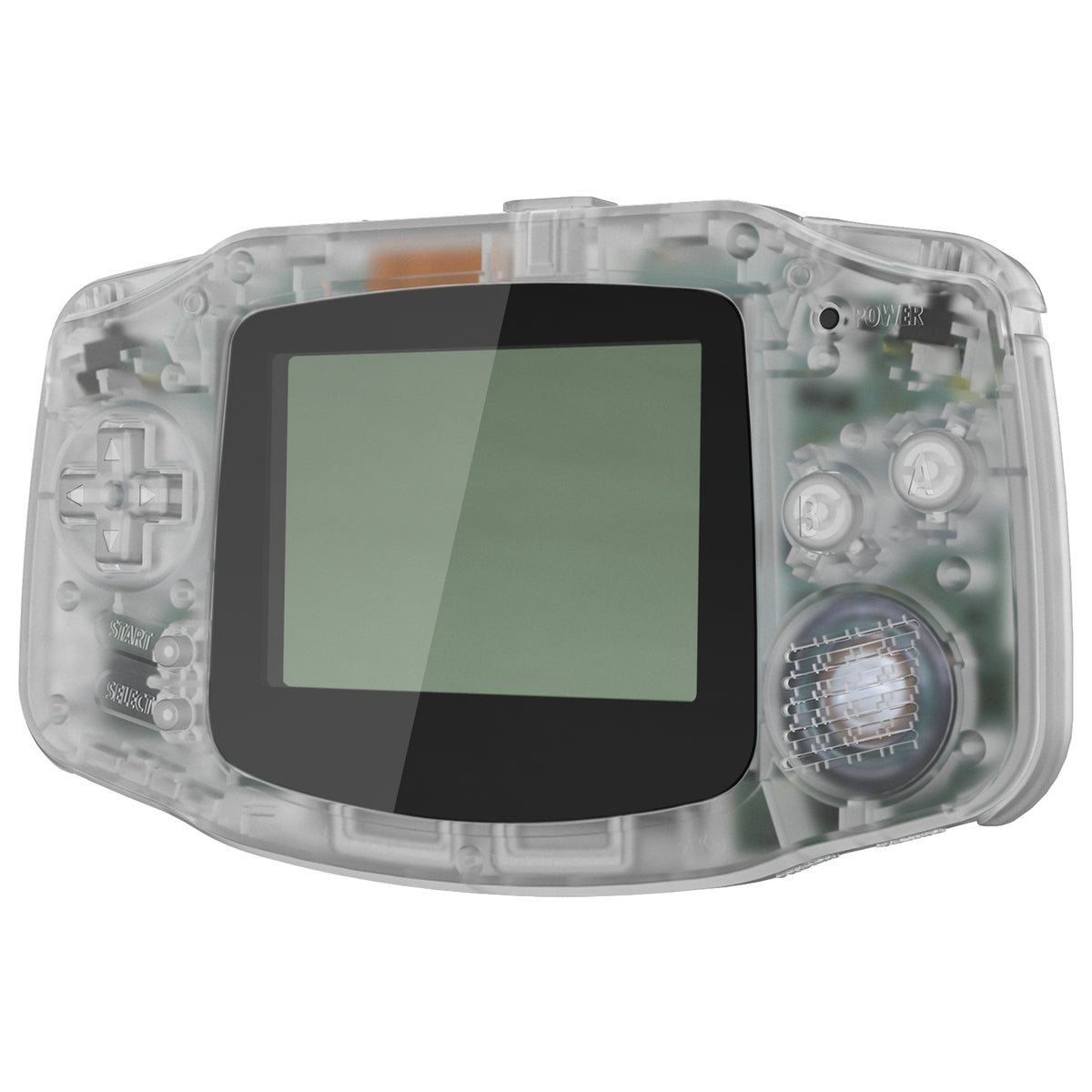 eXtremeRate IPS Ready Upgraded GBA Replacement Full Set Shells with Buttons for Gameboy Advance, Compatible with Both IPS & Standard LCD - Glow in Dark - Green