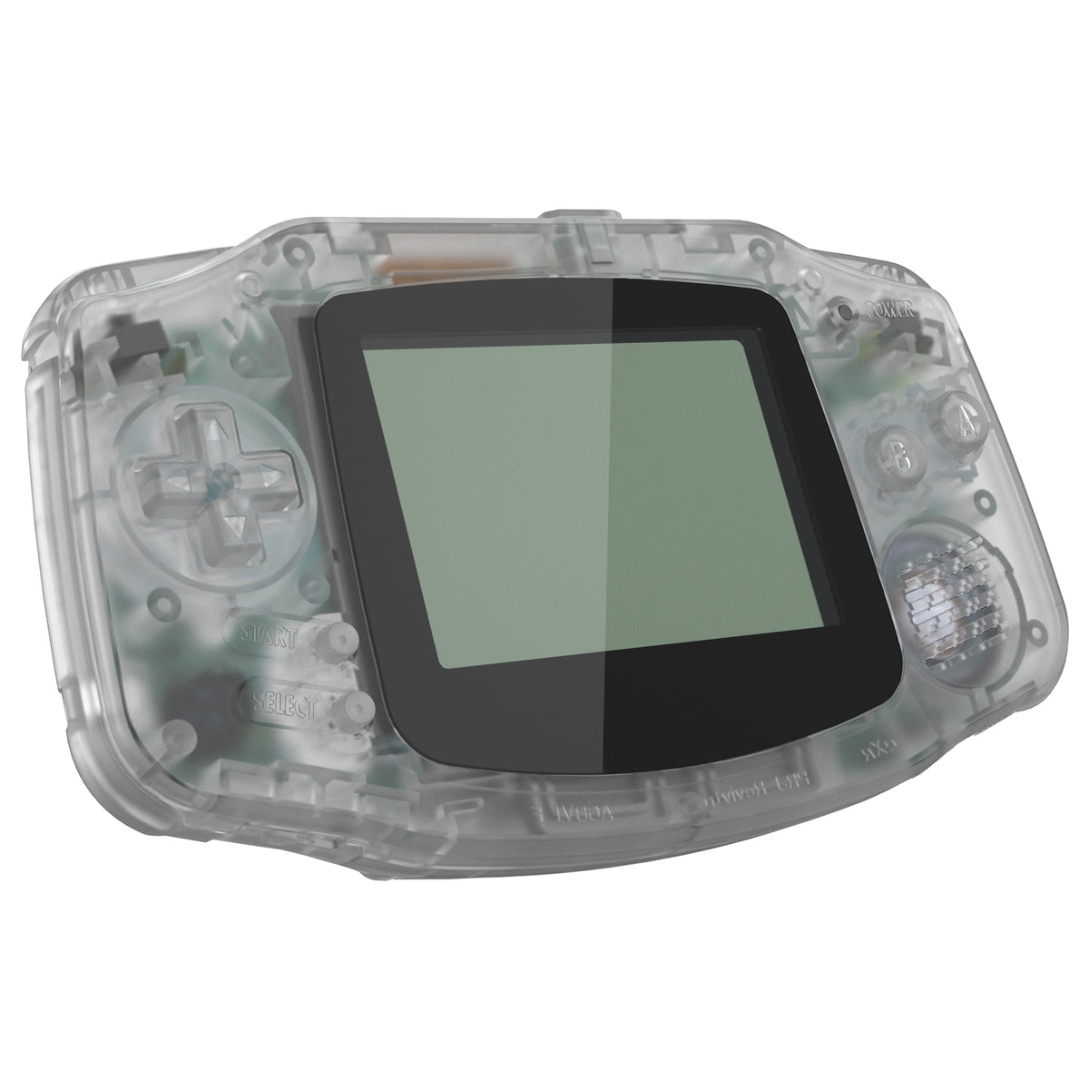 eXtremeRate IPS Ready Upgraded GBA Replacement Full Set Shells with Buttons for Gameboy Advance, Compatible with Both IPS & Standard LCD - Glow in Dark - Green