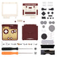 eXtremeRate IPS Ready Upgraded Replacement Full Set Shells with Buttons for Gameboy Advance SP GBA SP, Compatible with Both IPS & Standard LCD - Classic FC Style eXtremeRate