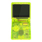 eXtremeRate IPS Ready Upgraded Replacement Full Set Shells with Buttons for Gameboy Advance SP GBA SP, Compatible with Both IPS & Standard LCD - Clear Lime Green