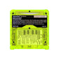 eXtremeRate IPS Ready Upgraded Replacement Full Set Shells with Buttons for Gameboy Advance SP GBA SP, Compatible with Both IPS & Standard LCD - Clear Lime Green