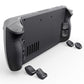 eXtremeRate Interchangeable Back Buttons Bottom Shell for Steam Deck LCD & OLED - with 2 Height Adjustable Buttons - Black eXtremeRate