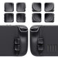 eXtremeRate Interchangeable Back Buttons Bottom Shell for Steam Deck LCD & OLED - with 2 Height Adjustable Buttons - Black eXtremeRate