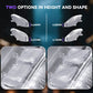eXtremeRate Interchangeable Back Buttons Bottom Shell for Steam Deck LCD & OLED - with 2 Height Adjustable Buttons - Clear