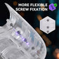 eXtremeRate Interchangeable Back Buttons Bottom Shell for Steam Deck LCD & OLED - with 2 Height Adjustable Buttons - Clear