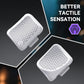eXtremeRate Interchangeable Back Buttons Bottom Shell for Steam Deck LCD & OLED - with 2 Height Adjustable Buttons - Frosted White