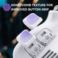 eXtremeRate Interchangeable Back Buttons Bottom Shell for Steam Deck LCD & OLED - with 2 Height Adjustable Buttons - Frosted White