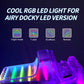 eXtremeRate LED Version AiryDocky DIY Kit Replacement Shell Case with IR Remote Control for Nintendo Switch & Switch OLED Dock - Clear Atomic Purple eXtremeRate