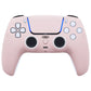 eXtremeRate LUNA Redesigned Replacement Front Shell with Touchpad Compatible with PS5 Controller BDM-010/020/030/040/050/060 - Cherry Blossoms Pink