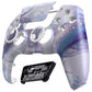 eXtremeRate LUNA Redesigned Replacement Front Shell with Touchpad Compatible with PS5 Controller BDM-010/020/030/040/050/060 - Crystal Dragon