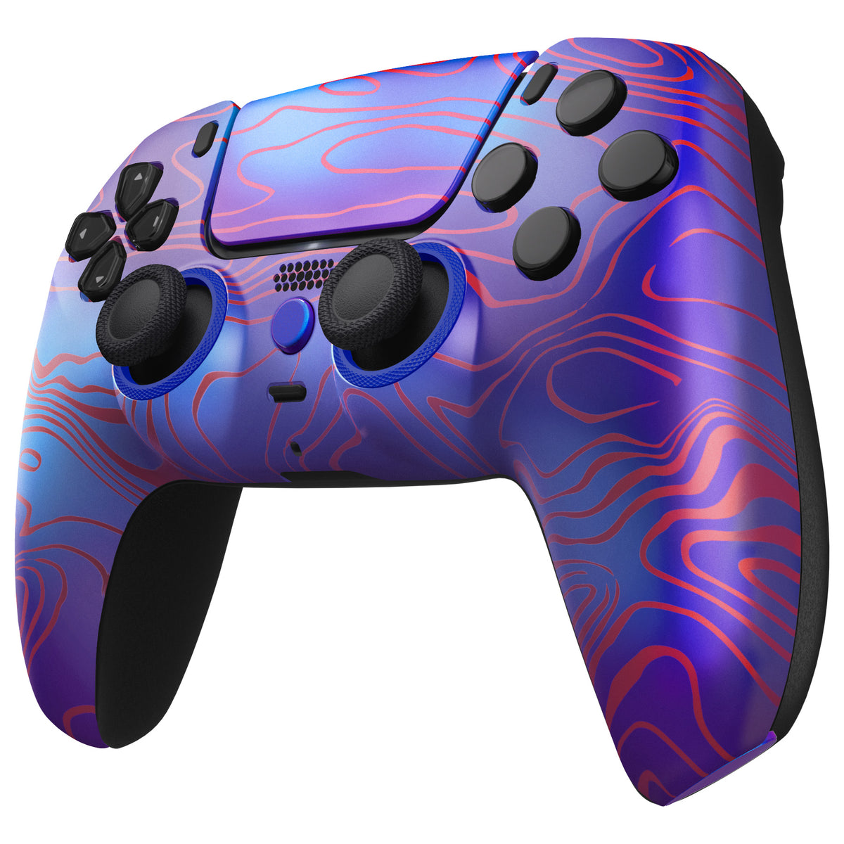 eXtremeRate LUNA Redesigned Replacement Front Shell with Touchpad Compatible with PS5 Controller BDM-010/020/030/040/050/060 - Damascuscamo