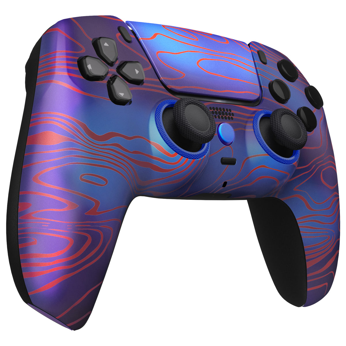 eXtremeRate LUNA Redesigned Replacement Front Shell with Touchpad Compatible with PS5 Controller BDM-010/020/030/040/050/060 - Damascuscamo