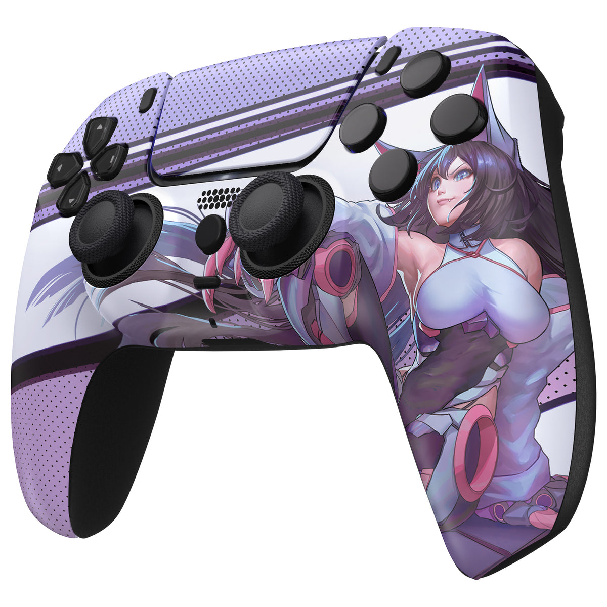 eXtremeRate LUNA Redesigned Replacement Front Shell with Touchpad Compatible with PS5 Controller BDM-010/020/030/040/050/060 - Neko Mecha