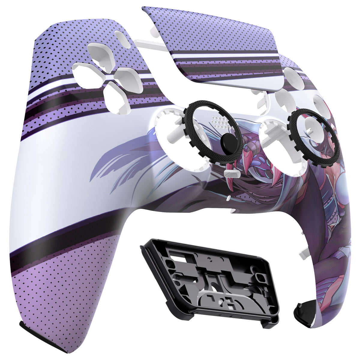 eXtremeRate LUNA Redesigned Replacement Front Shell with Touchpad Compatible with PS5 Controller BDM-010/020/030/040/050/060 - Neko Mecha