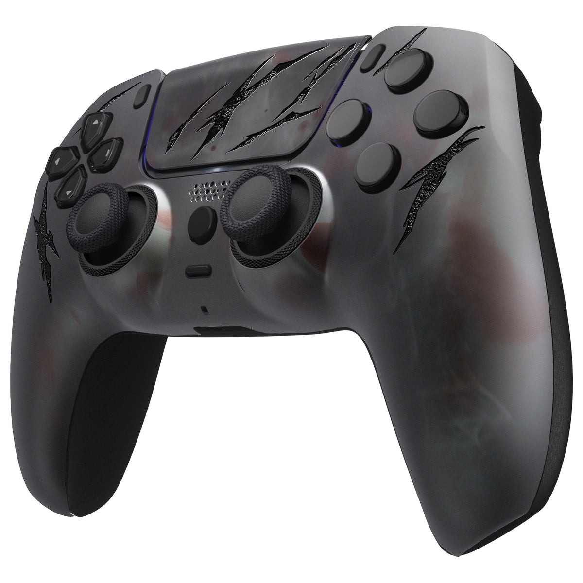eXtremeRate LUNA Redesigned Replacement Front Shell with Touchpad Compatible with PS5 Controller BDM-010/020/030/040/050 - Blood Mist