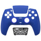 eXtremeRate LUNA Redesigned Replacement Front Shell with Touchpad Compatible with PS5 Controller BDM-010/020/030/040/050 - Blue eXtremeRate