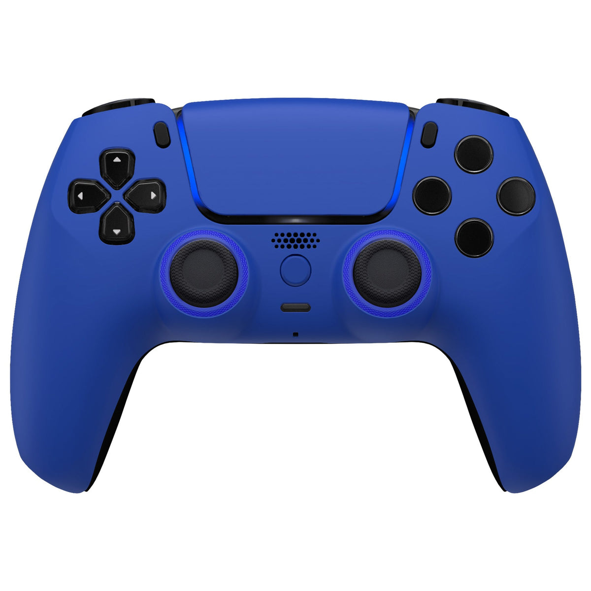 eXtremeRate LUNA Redesigned Replacement Front Shell with Touchpad Compatible with PS5 Controller BDM-010/020/030/040/050 - Blue eXtremeRate