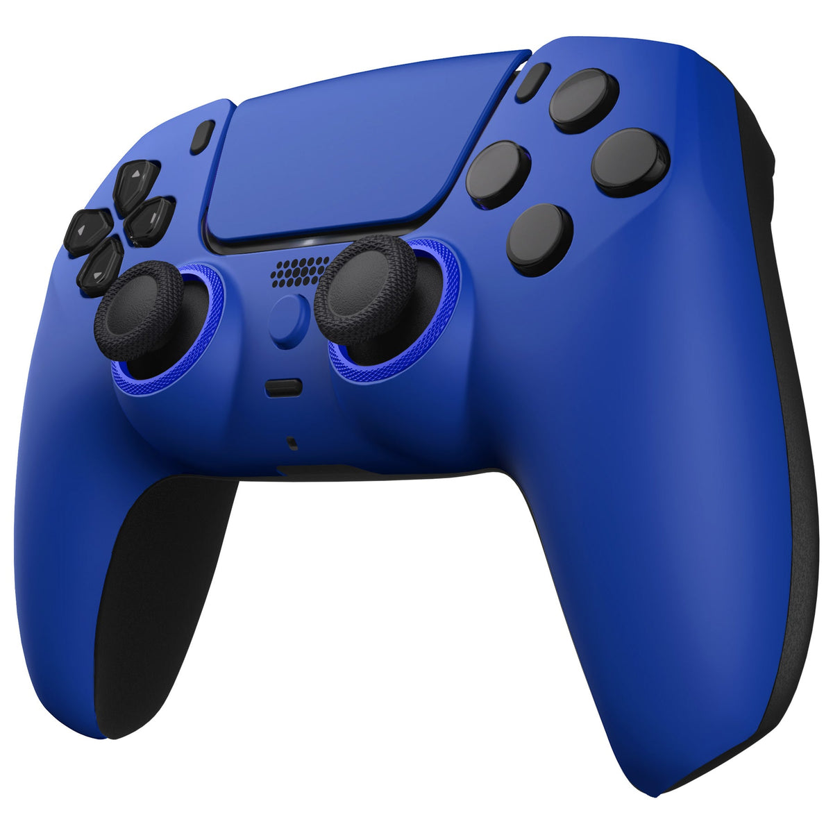 eXtremeRate LUNA Redesigned Replacement Front Shell with Touchpad Compatible with PS5 Controller BDM-010/020/030/040/050 - Blue eXtremeRate