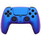 eXtremeRate LUNA Redesigned Replacement Front Shell with Touchpad Compatible with PS5 Controller BDM-010/020/030/040 - Chameleon Purple Blue eXtremeRate