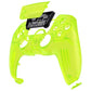 eXtremeRate LUNA Redesigned Replacement Front Shell with Touchpad Compatible with PS5 Controller BDM-010/020/030/040/050 - Clear Lime Green eXtremeRate