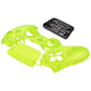 eXtremeRate LUNA Redesigned Replacement Front Shell with Touchpad Compatible with PS5 Controller BDM-010/020/030/040/050 - Clear Lime Green eXtremeRate