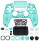 eXtremeRate LUNA Redesigned Replacement Front Shell with Touchpad Compatible with PS5 Controller BDM-010/020/030/040/050 - Emerald Green eXtremeRate