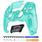 eXtremeRate LUNA Redesigned Replacement Front Shell with Touchpad Compatible with PS5 Controller BDM-010/020/030/040/050 - Emerald Green eXtremeRate