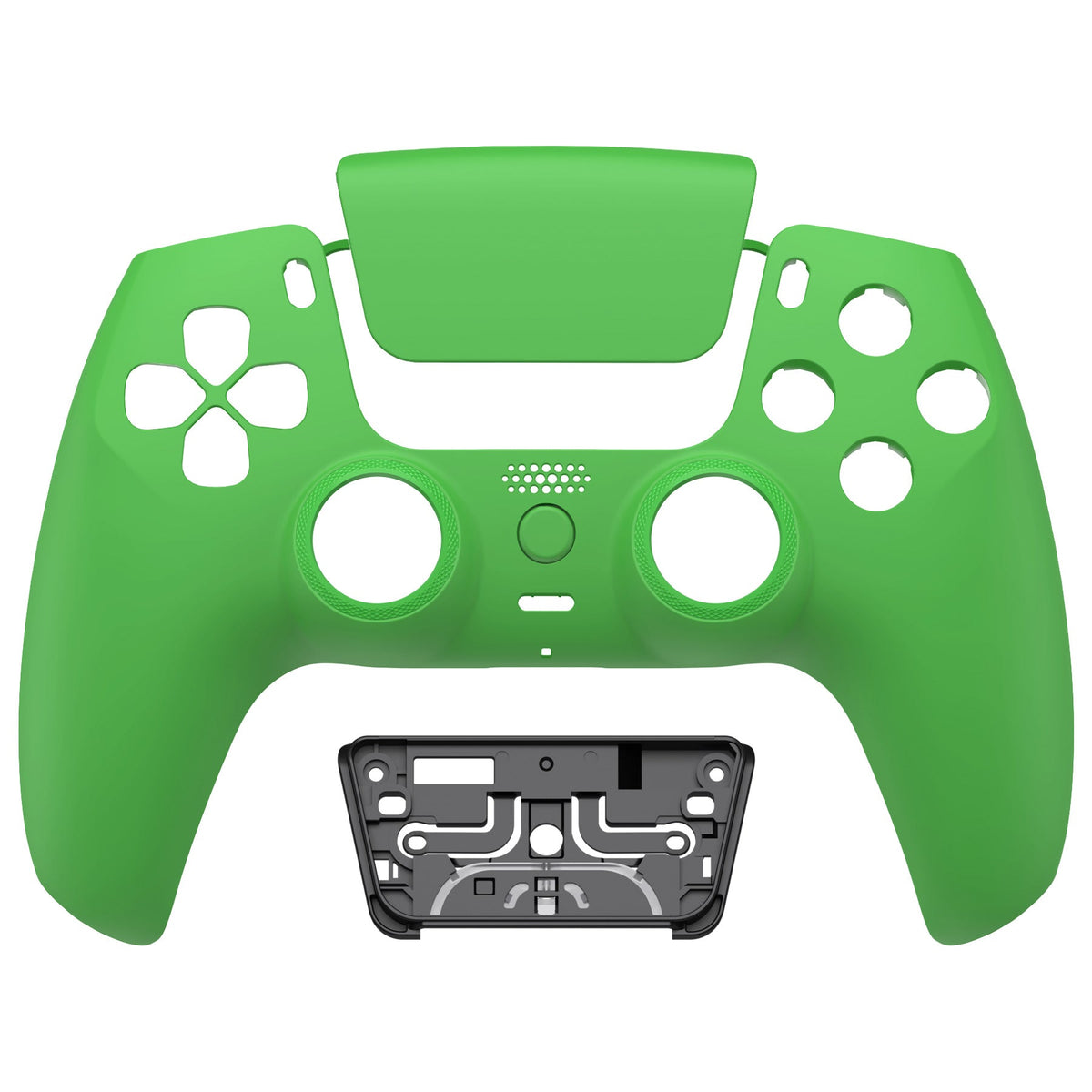 eXtremeRate LUNA Redesigned Replacement Front Shell with Touchpad Compatible with PS5 Controller BDM-010/020/030/040/050 - Green eXtremeRate