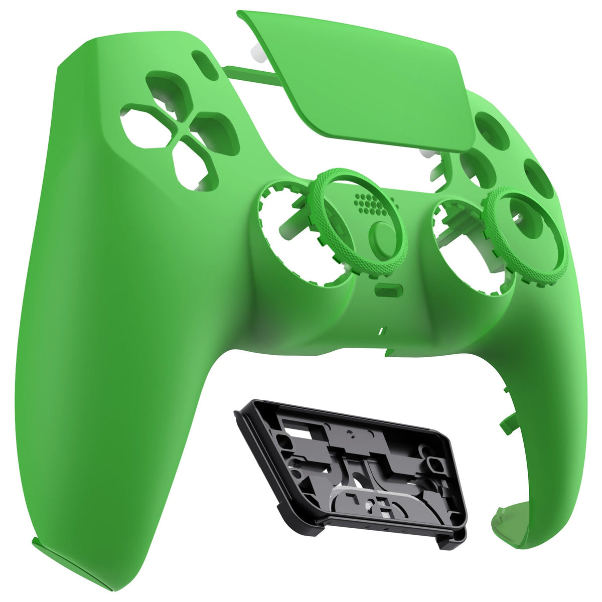 eXtremeRate LUNA Redesigned Replacement Front Shell with Touchpad Compatible with PS5 Controller BDM-010/020/030/040/050 - Green eXtremeRate