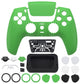 eXtremeRate LUNA Redesigned Replacement Front Shell with Touchpad Compatible with PS5 Controller BDM-010/020/030/040/050 - Green eXtremeRate