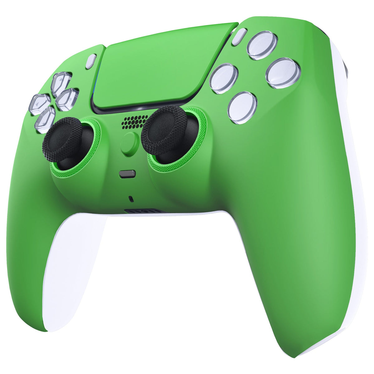 eXtremeRate LUNA Redesigned Replacement Front Shell with Touchpad Compatible with PS5 Controller BDM-010/020/030/040/050 - Green eXtremeRate