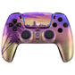 eXtremeRate LUNA Redesigned Replacement Front Shell with Touchpad Compatible with PS5 Controller BDM-010/020/030/040/050/060 - Neon Miami