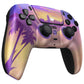 eXtremeRate LUNA Redesigned Replacement Front Shell with Touchpad Compatible with PS5 Controller BDM-010/020/030/040/050/060 - Neon Miami