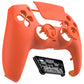 eXtremeRate LUNA Redesigned Replacement Front Shell with Touchpad Compatible with PS5 Controller BDM-010/020/030/040/050/060 - Orange