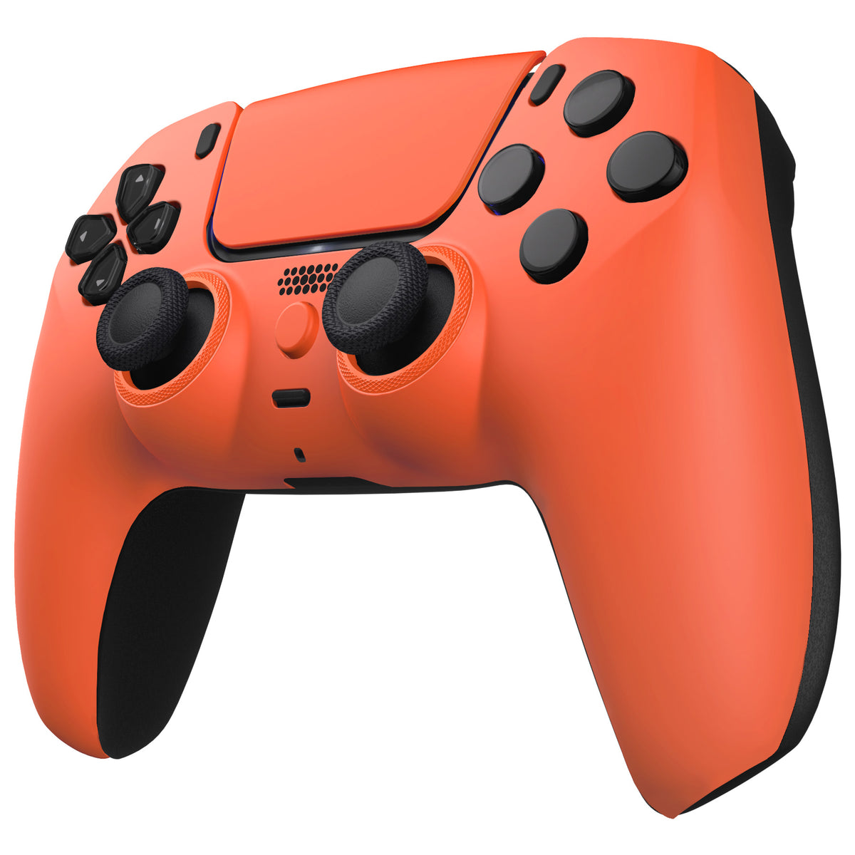 eXtremeRate LUNA Redesigned Replacement Front Shell with Touchpad Compatible with PS5 Controller BDM-010/020/030/040/050/060 - Orange