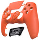 eXtremeRate LUNA Redesigned Replacement Front Shell with Touchpad Compatible with PS5 Controller BDM-010/020/030/040/050/060 - Orange